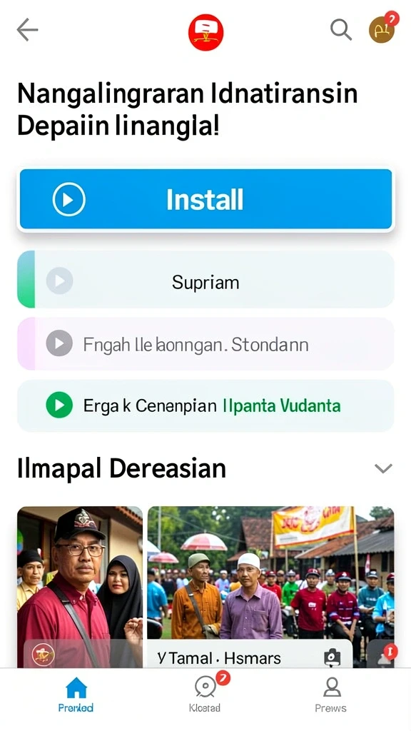 Tampilan antarmuka yang menarik dan mudah dinavigasi.