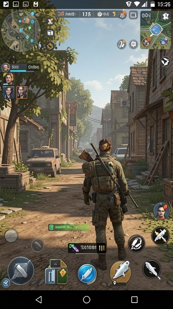 Screenshot yang menunjukkan karakter unik dalam permainan.