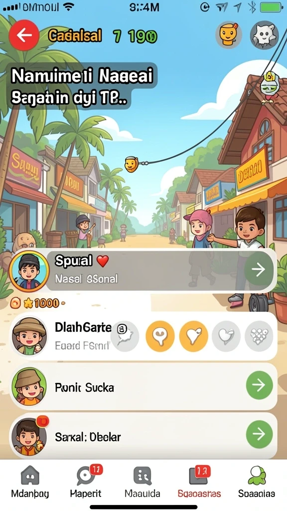 Screenshot aplikasi BETWIN88 menampilkan antarmuka pengguna yang intuitif.