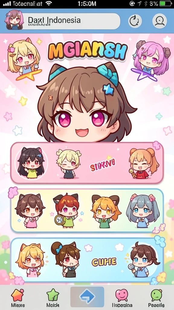 Screenshot menunjukkan fitur mode permainan yang beragam.