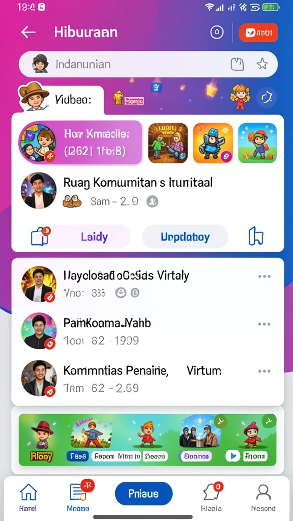 Screenshot menampilkan karakter-karakter unik dalam EZ338.
