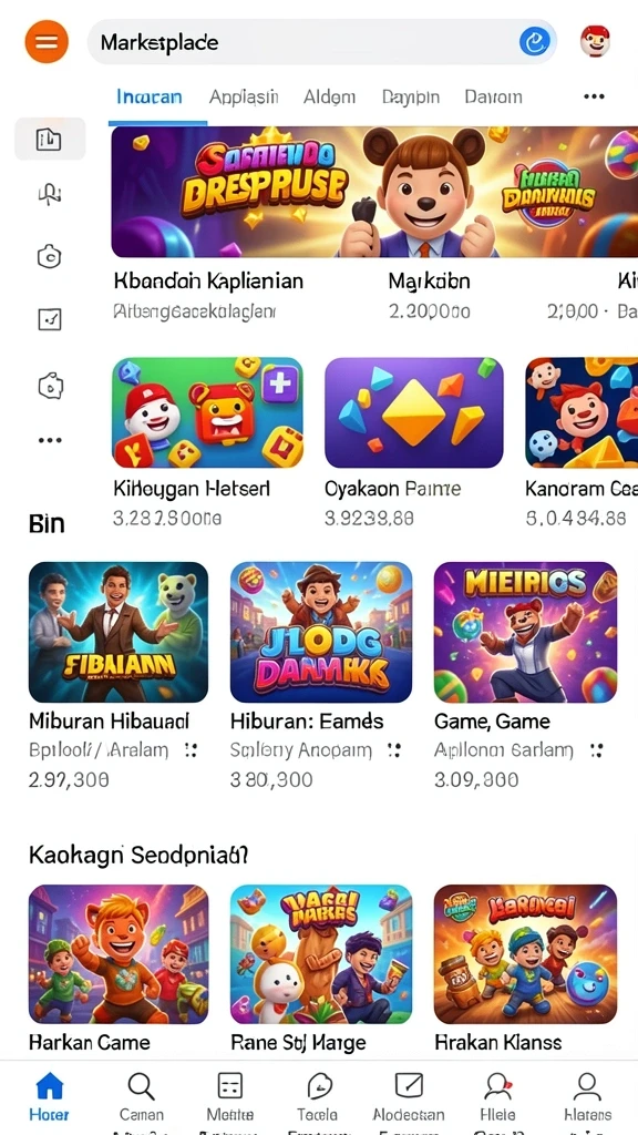 Screenshot 3 menangkap momen saat berinteraksi dengan pemain lain.