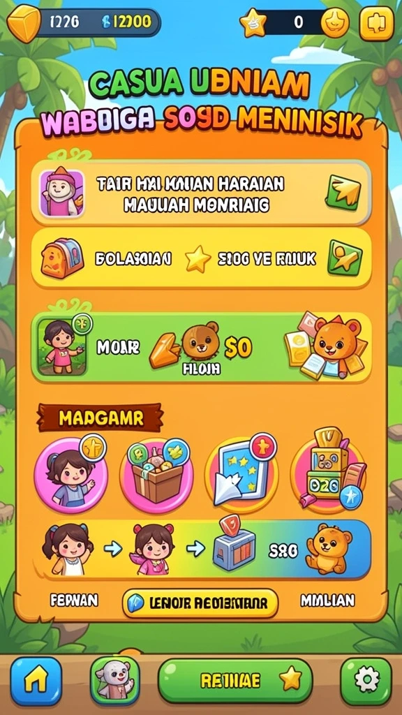 Permainan multiplayer seru dengan teman-teman.