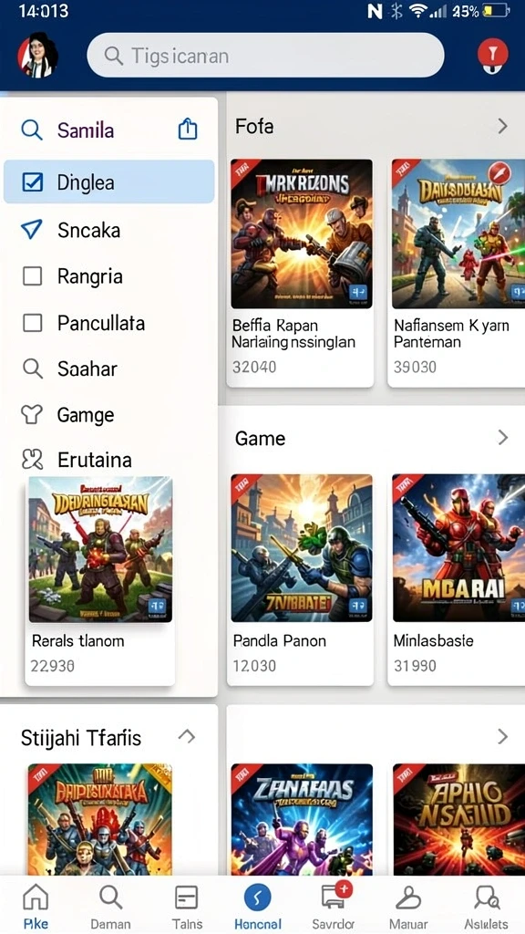 Level menantang dengan rintangan yang menguji keterampilan.