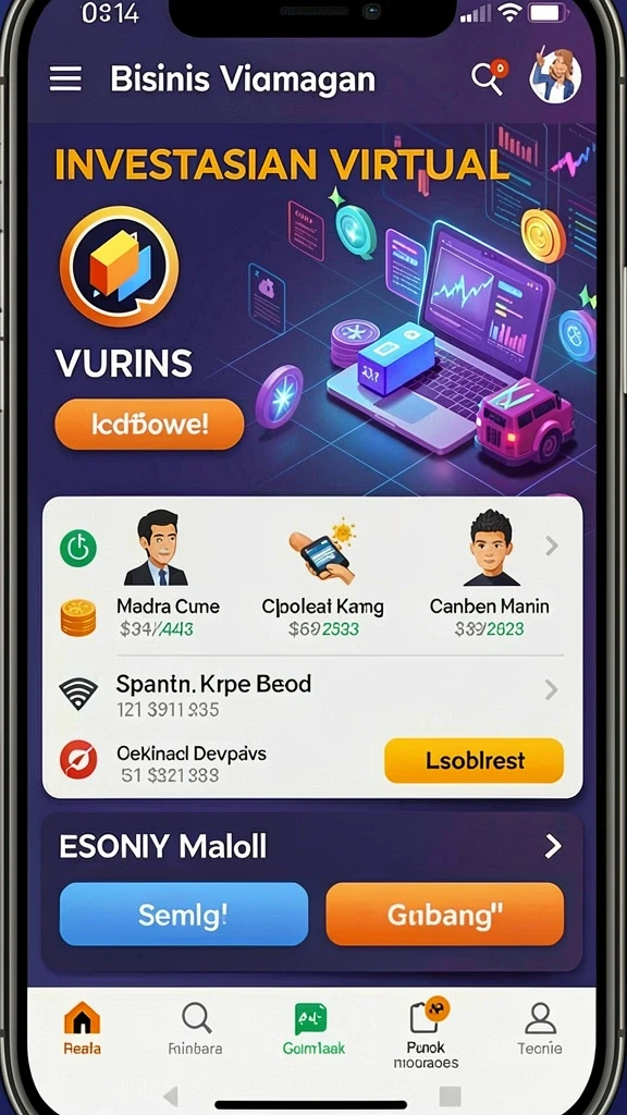Tampilan antarmuka yang modern dan menarik.