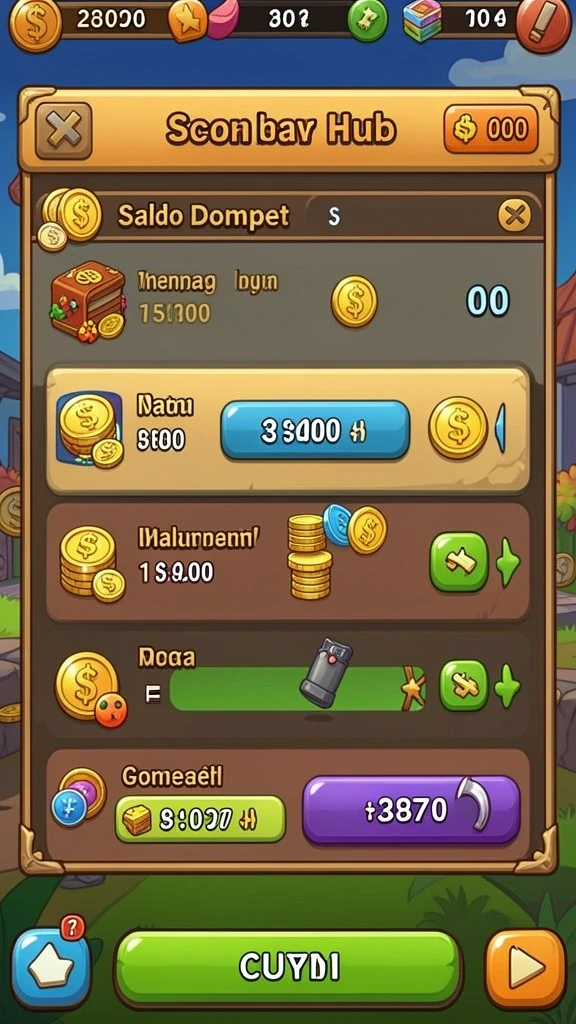 Tampilan awal aplikasi yang menarik dan intuitif.