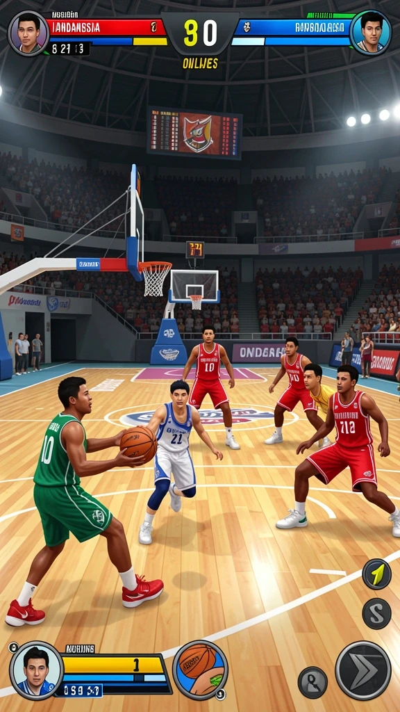 Mode multiplayer yang mengasyikkan untuk kompetisi.