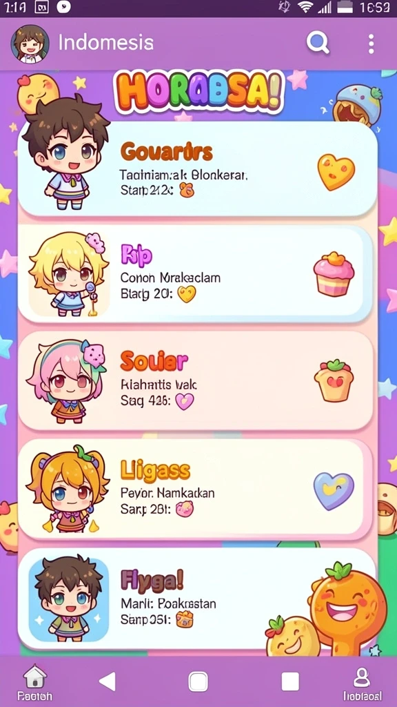 Screenshot gameplay yang seru dan menantang.