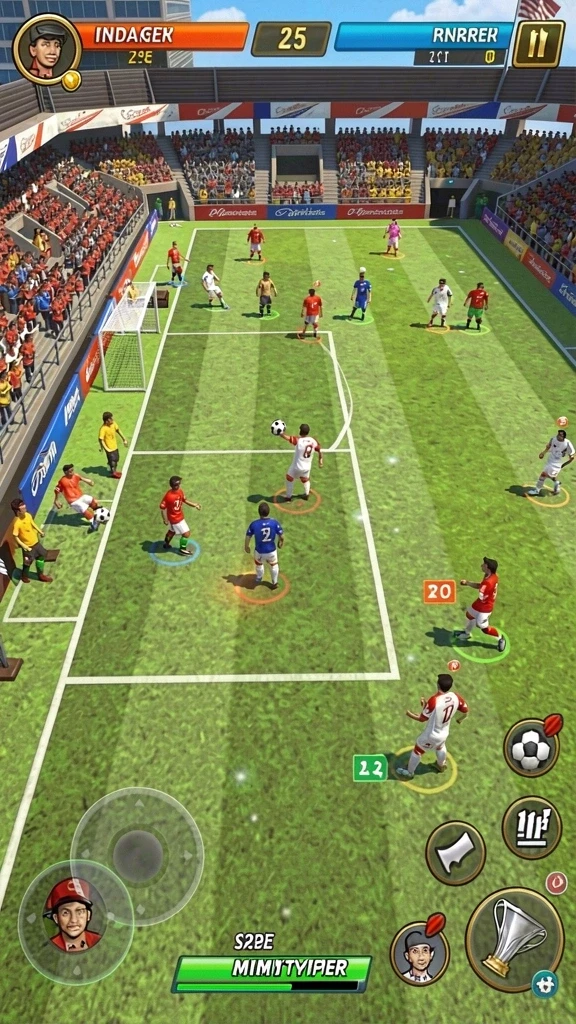 Mode multiplayer yang menyenangkan dengan teman.