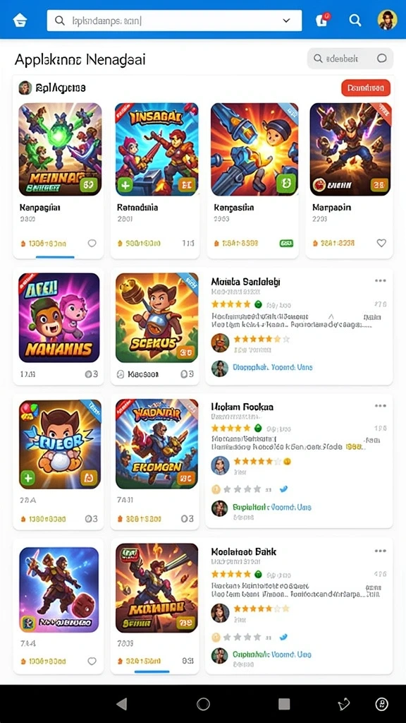 Screenshot menampilkan level terbaru dengan desain yang menarik.