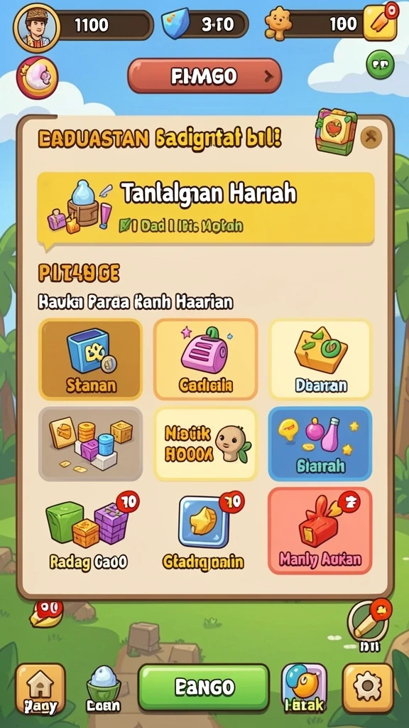 Grafis menawan yang membuat permainan semakin hidup.