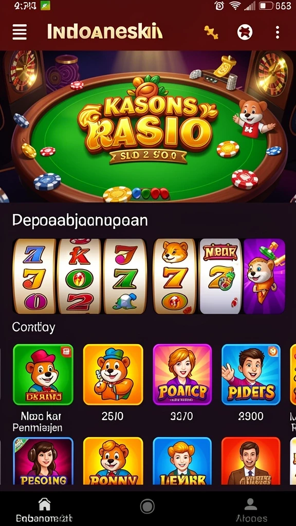 Tampilan antarmuka yang intuitif dan menarik.