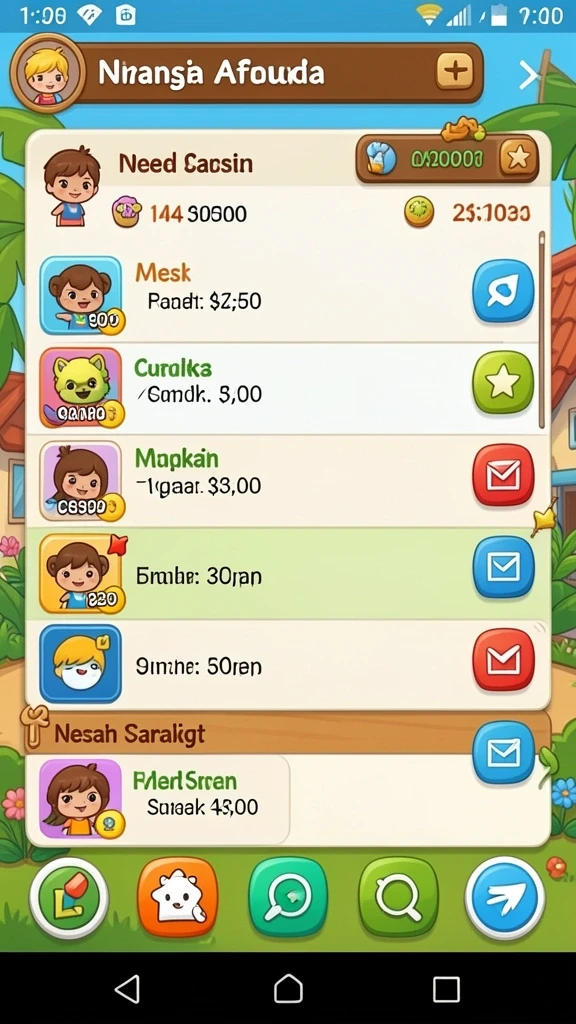 Screenshot memperlihatkan bagian turnamen dengan hadiah menarik.