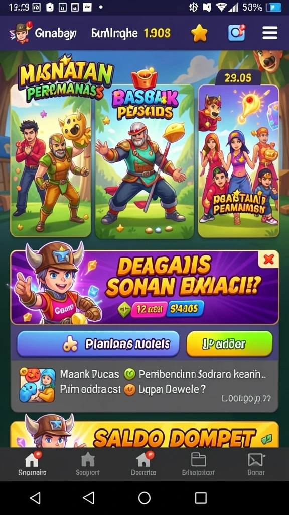 Fitur mode multiplayer yang seru dan kompetitif.
