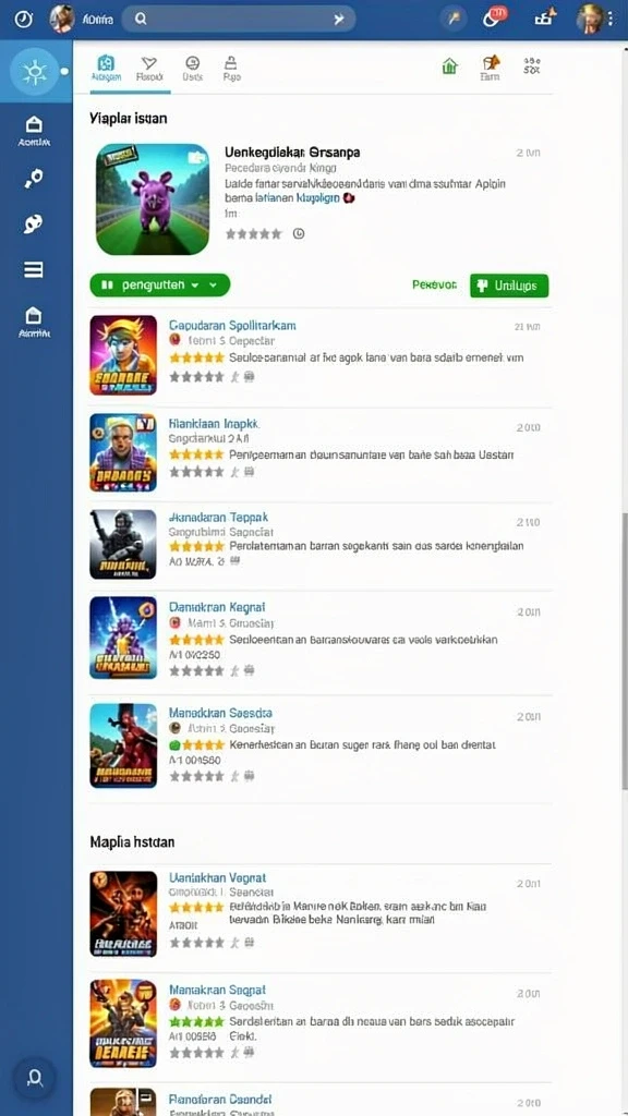 Tampilan awal game REZEGO yang menawan.