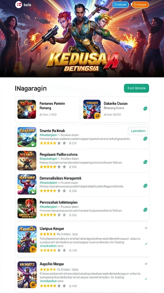 Tangkapan layar gameplay yang penuh aksi.