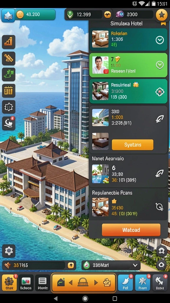 Tampilan antarmuka yang user-friendly.