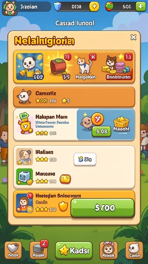 Screenshot saat seorang pemain beraksi dalam permainan.