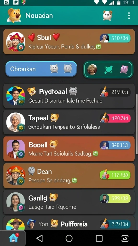 Screenshot menunjukkan fitur multiplayer yang seru.