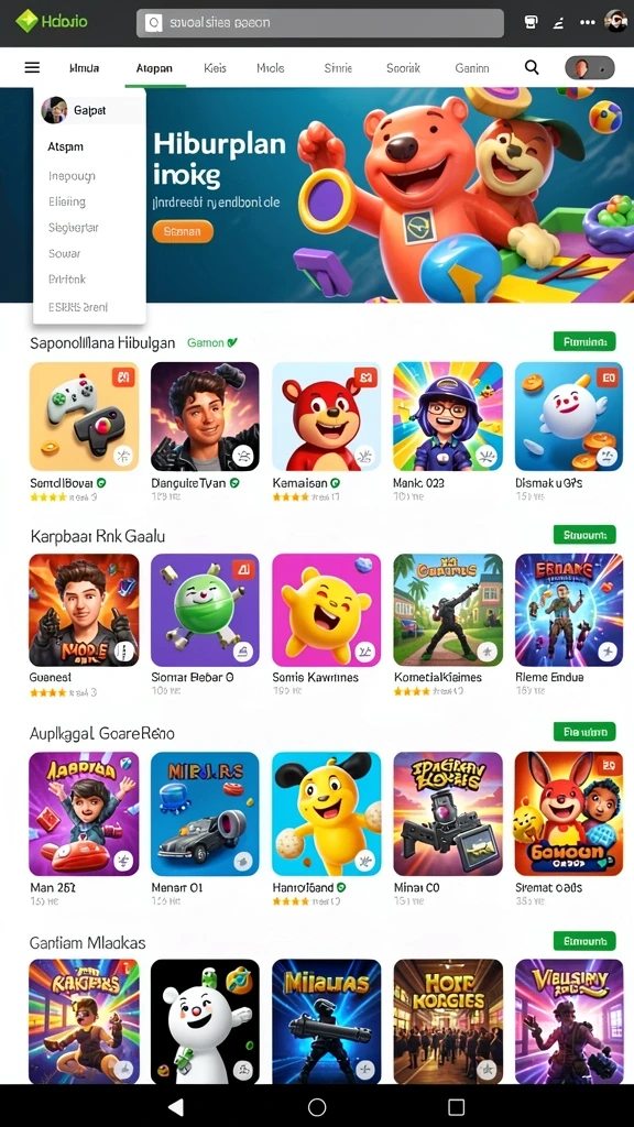 Screenshot menggambarkan salah satu level baru yang menantang.