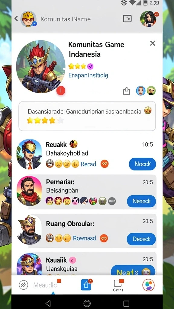 Screenshot aplikasi menampilkan variasi permainan slot yang menarik.