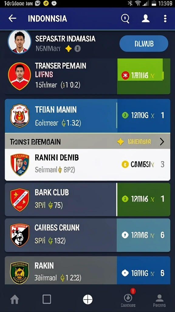 Fasilitas chat untuk berinteraksi dengan pemain lain.