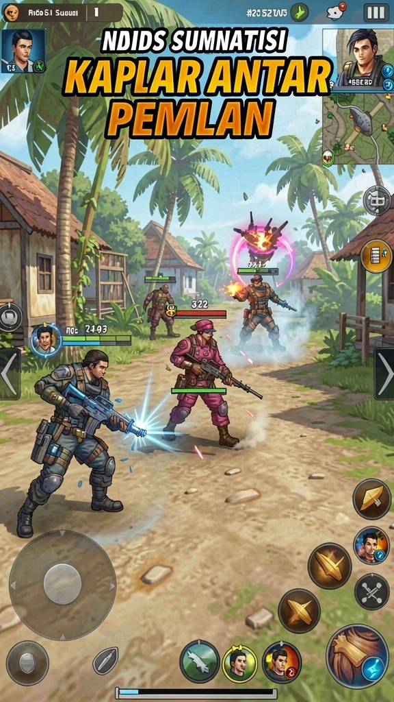 Screenshot mode permainan yang penuh aksi dan tantangan.